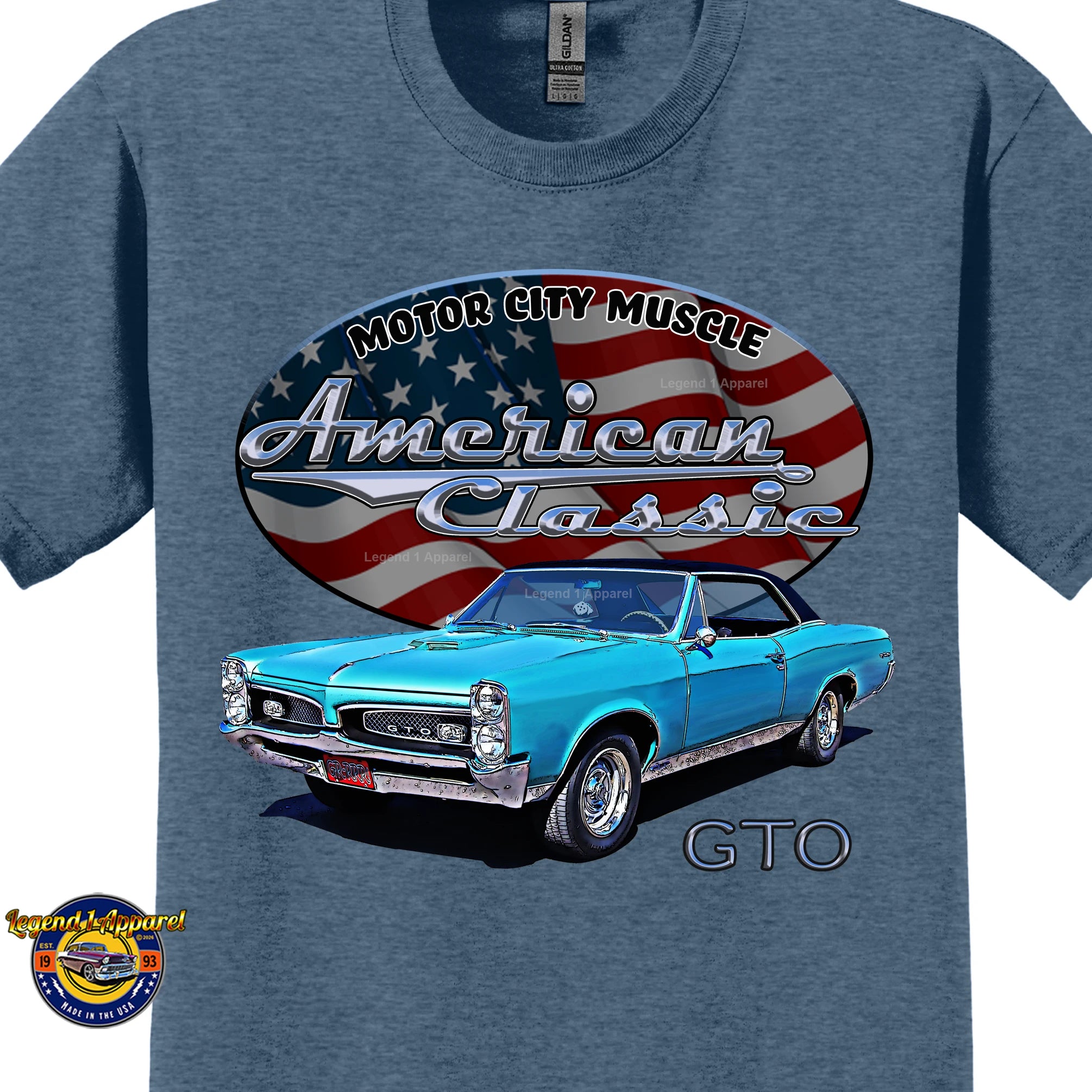 1967 Pontiac GTO - American Classic Muscle Car T-shirt