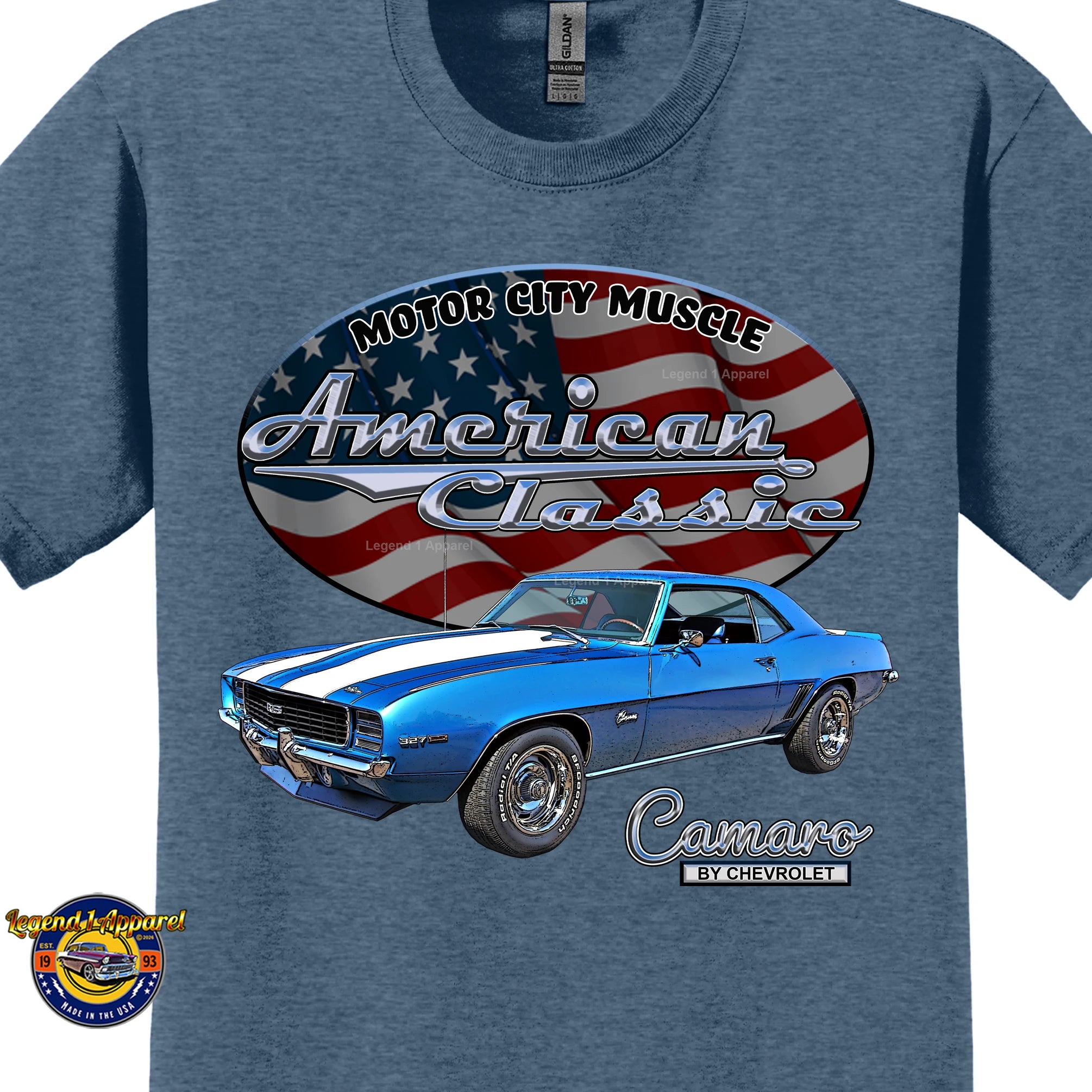 1969 Chevrolet Camaro - American Classic Muscle Car T-shirt