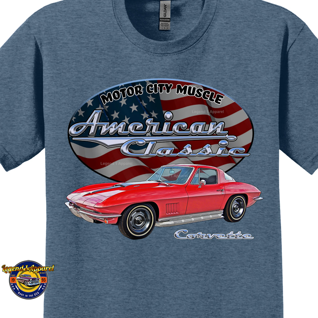 1967 Chevrolet C2 Corvette - American Classic Muscle Car T-shirt