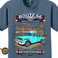 1959 Chevrolet Pick Up Classic Truck Graphic Tee – Route 66 Centennial T-Shirt