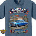 1963 Chevrolet Nova SS Classic Car Graphic Tee – Route 66 Centennial T-Shirt