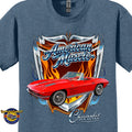 1963 Chevrolet Corvette C1 American Muscle T-Shirt – 63 Chevy Classic Car Graphic Tee