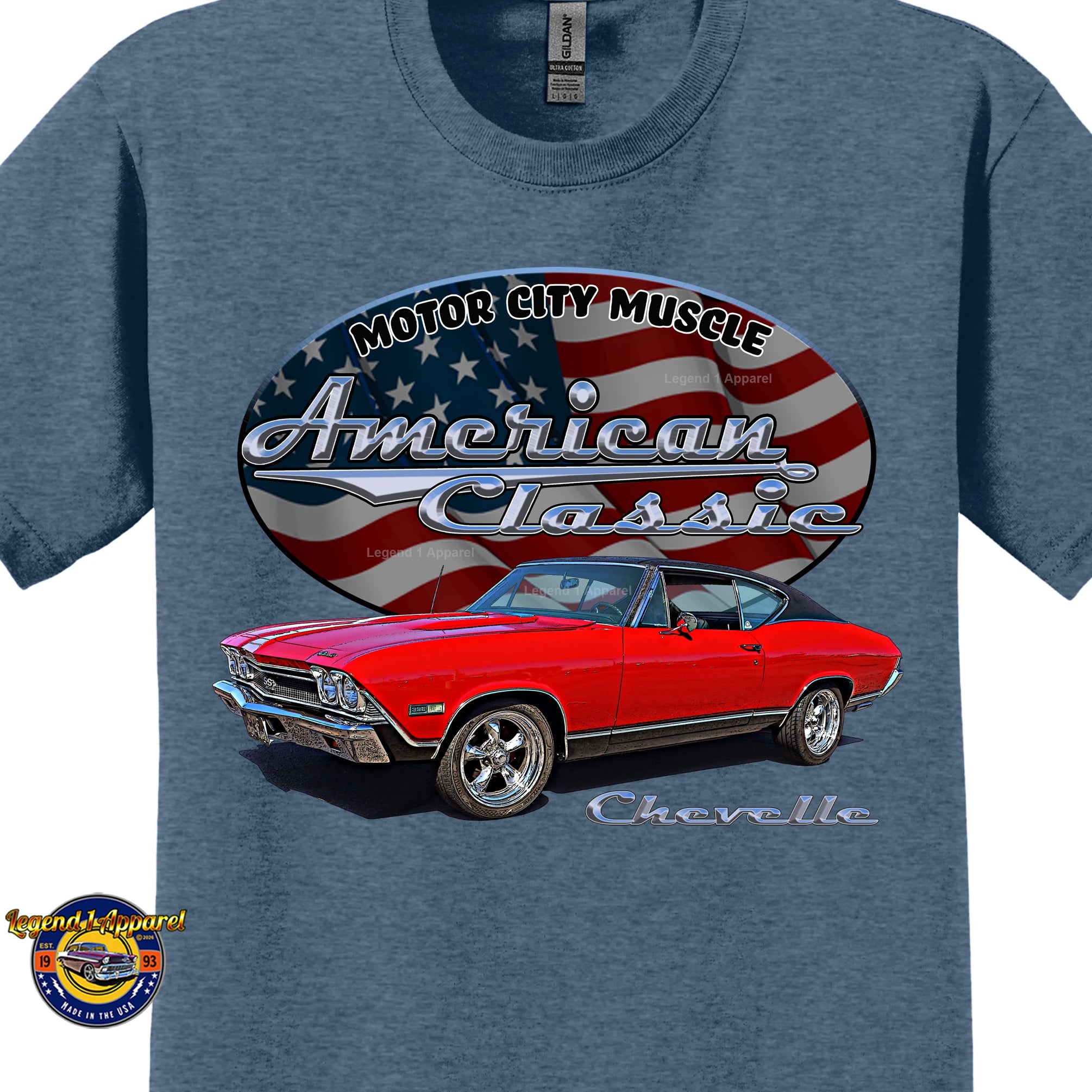 1968 Chevrolet Chevelle SS - American Classic Muscle Car T-shirt