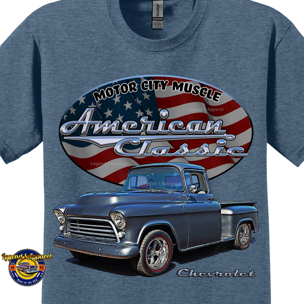 1955 Chevrolet Pick Up - American Classic Muscle Truck T-shirt
