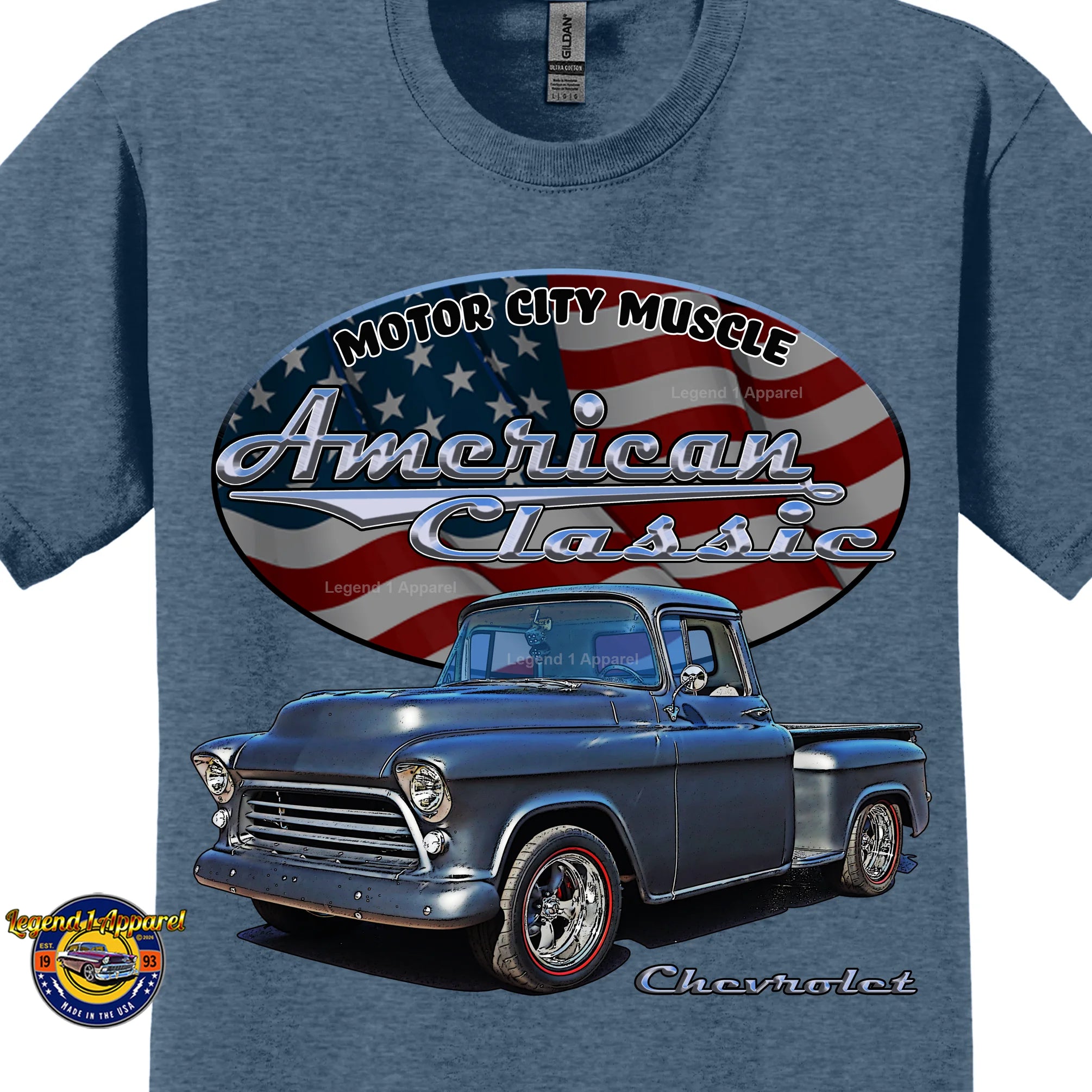 1955 Chevrolet Pick Up - American Classic Muscle Truck T-shirt