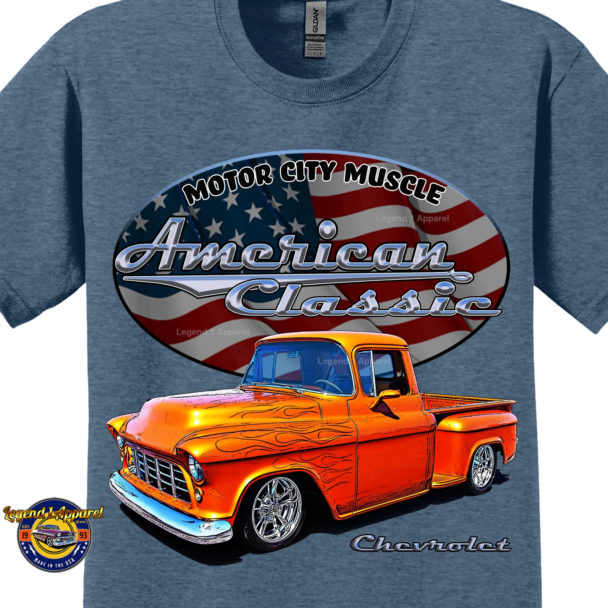 1955 Chevrolet Pick Up - American Classic Muscle Truck T-shirt