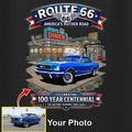 Your Classic Car or Hot Rod custom made T-shirt. Send us a picture of your car. Route 66 Centennial