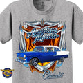 1955 Chevy Bel Air American Muscle T-Shirt –55 Chevrolet Bel Air Classic Car Graphic Tee