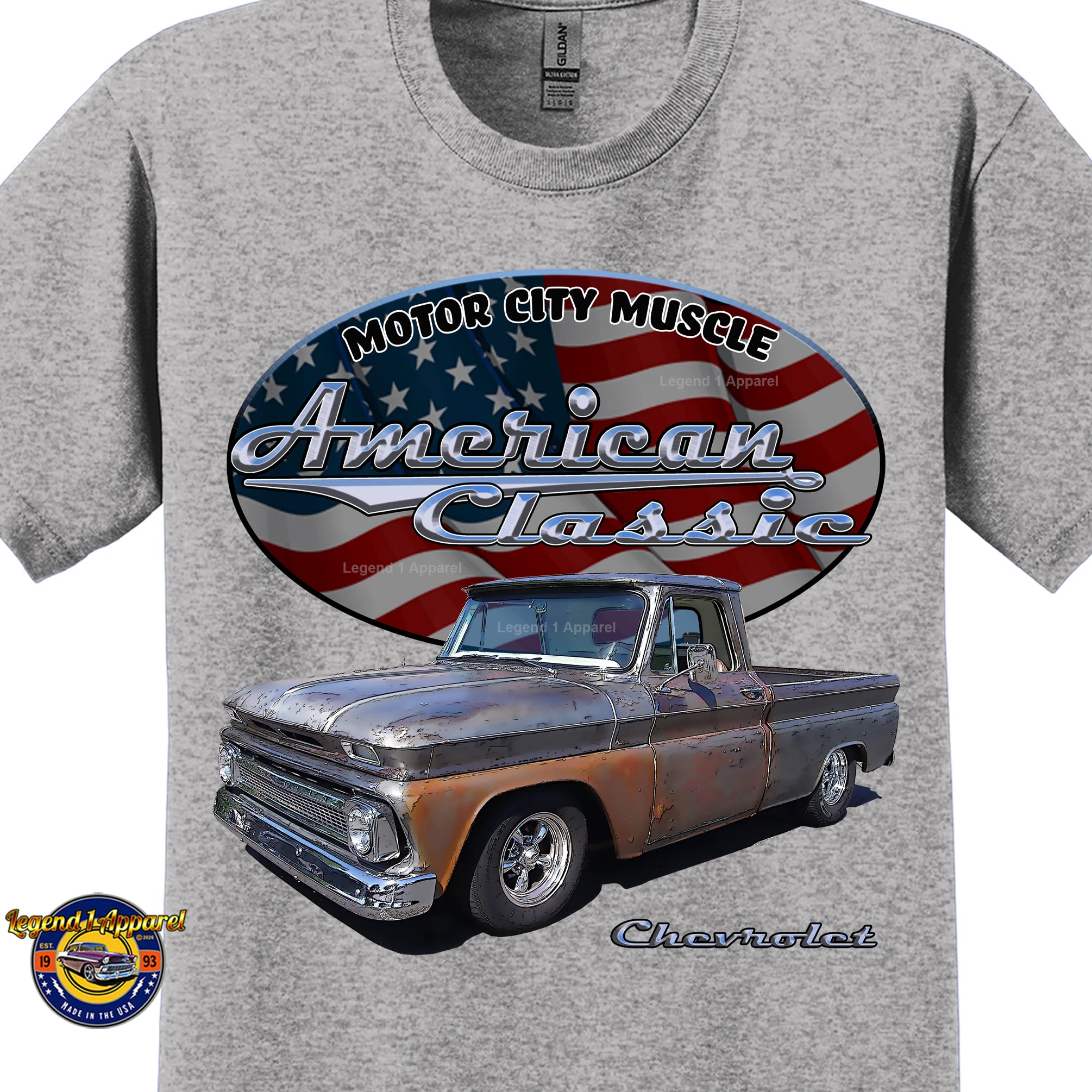 1965 Chevrolet Pick Up - American Classic Muscle Truck T-shirt