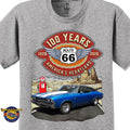 1969 Chevrolet Chevelle SS Classic Car Graphic Tee – Route 66 100 Years T-Shirt