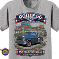 1955 Chevrolet Pick up Classic Truck Graphic Tee – Route 66 Centennial T-Shirt