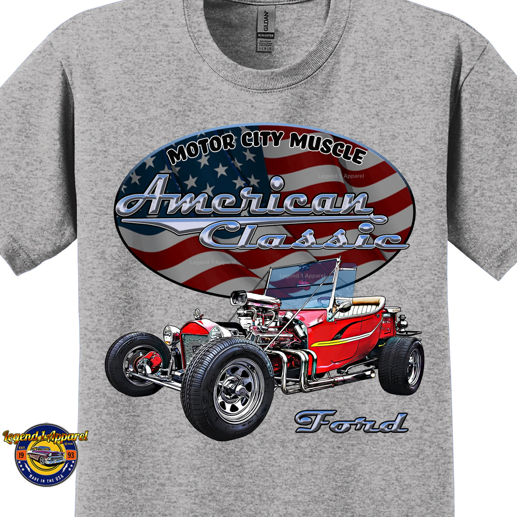 1923 Ford T-Bucket American Classic Muscle Car T-shirt