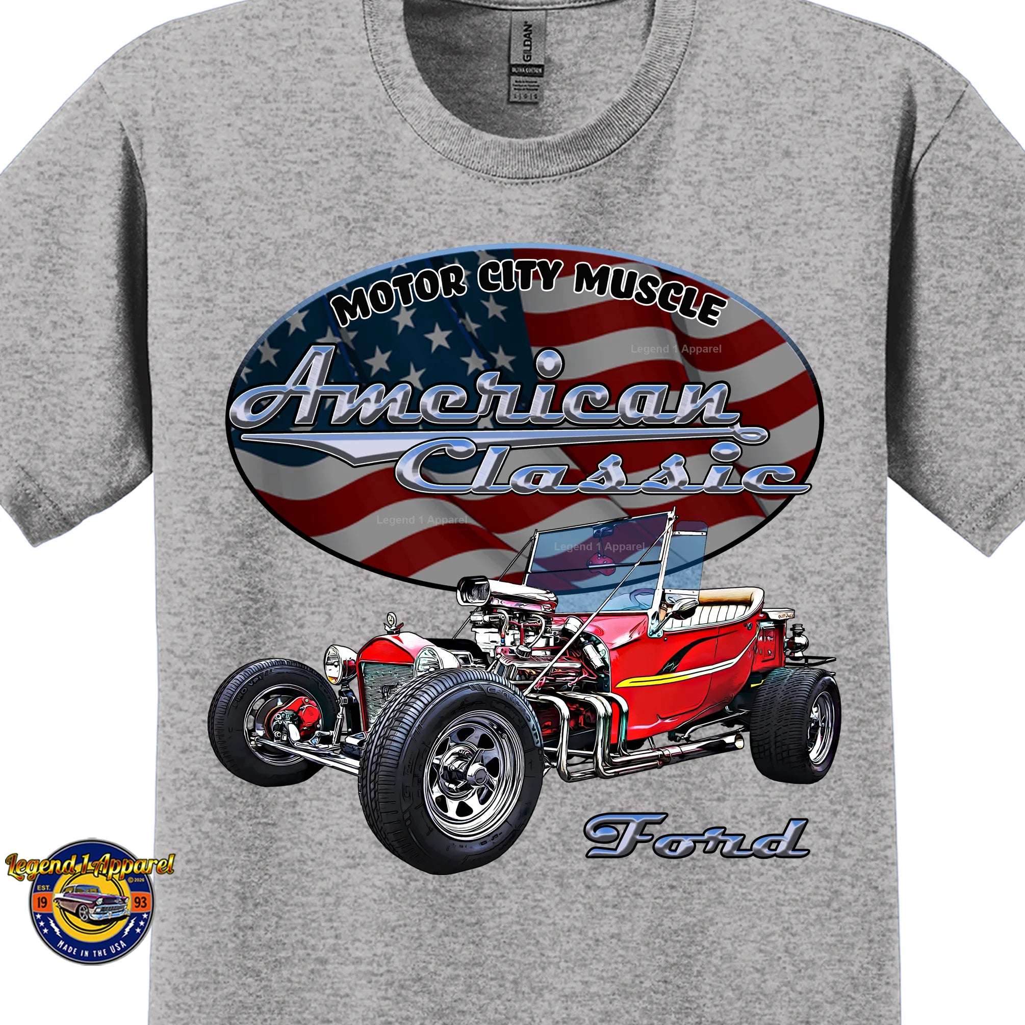 1923 Ford T-Bucket American Classic Muscle Car T-shirt