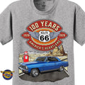 1967 Chevrolet Nova SS Classic Car Graphic Tee – Route 66 100 Years T-Shirt