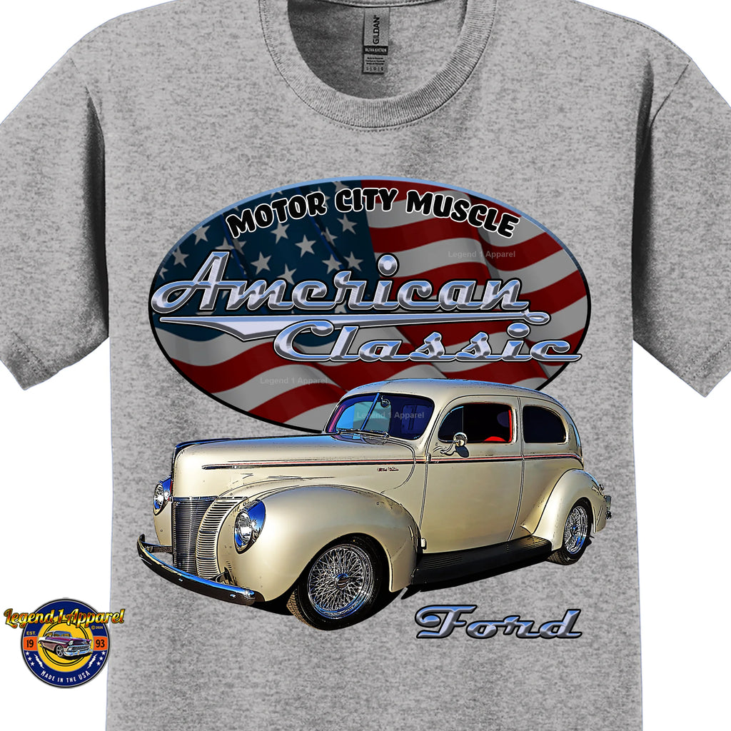 1940 Ford Coupe - American Classic Muscle Car T-shirt