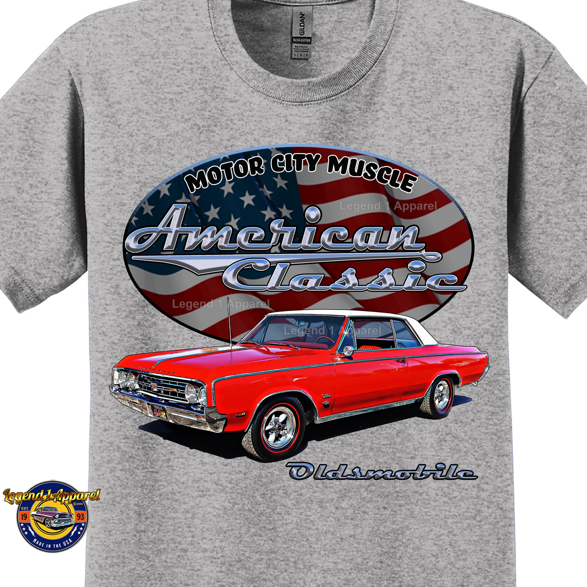 1964 Oldsmobile Cutlass 442 - American Classic Muscle Car T-shirt