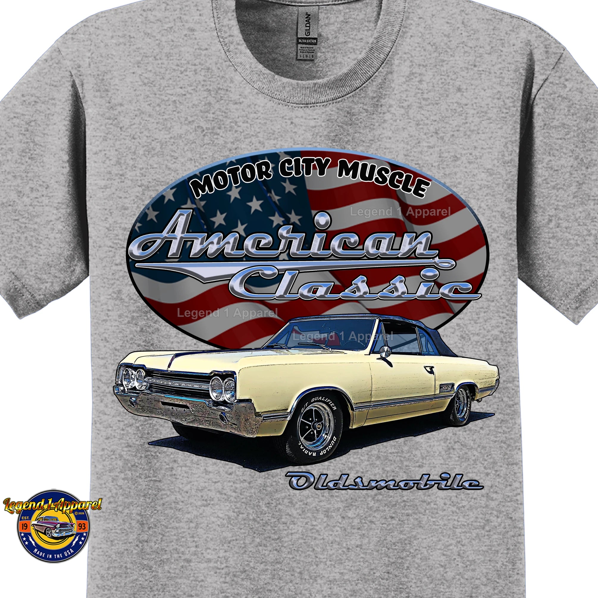 1965 Oldsmobile Cutlass 442 - American Classic Muscle Car T-shirt