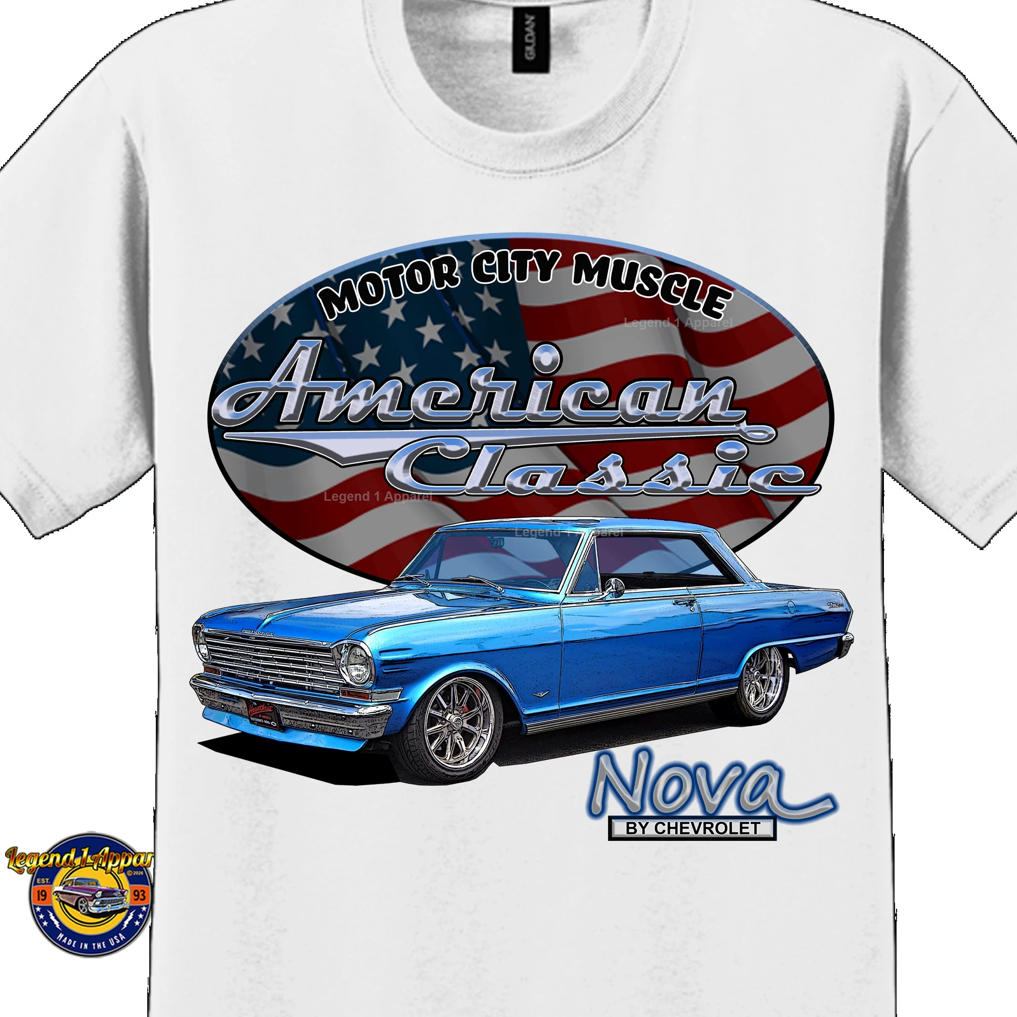 1963 Chevrolet Nova SS - American Classic Muscle Car T-shirt