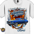 1968 Ford Mustang GT Classic Car Graphic Tee – American Muscle T-Shirt
