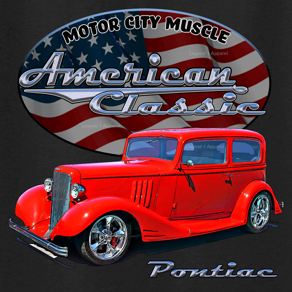 1933 Pontiac Coupe - American Classic Muscle Car T-shirt