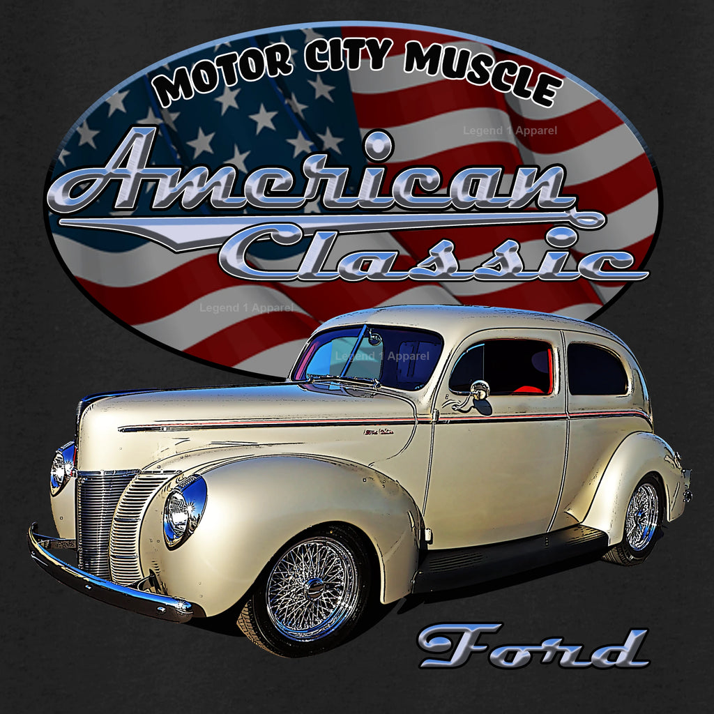1940 Ford Coupe - American Classic Muscle Car T-shirt