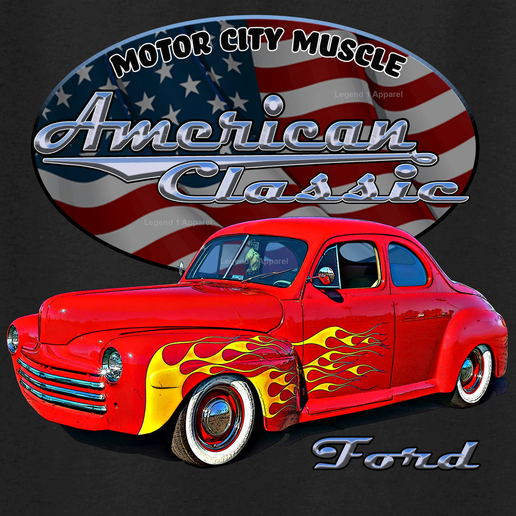 1947 Ford Coupe - American Classic Muscle Car T-shirt