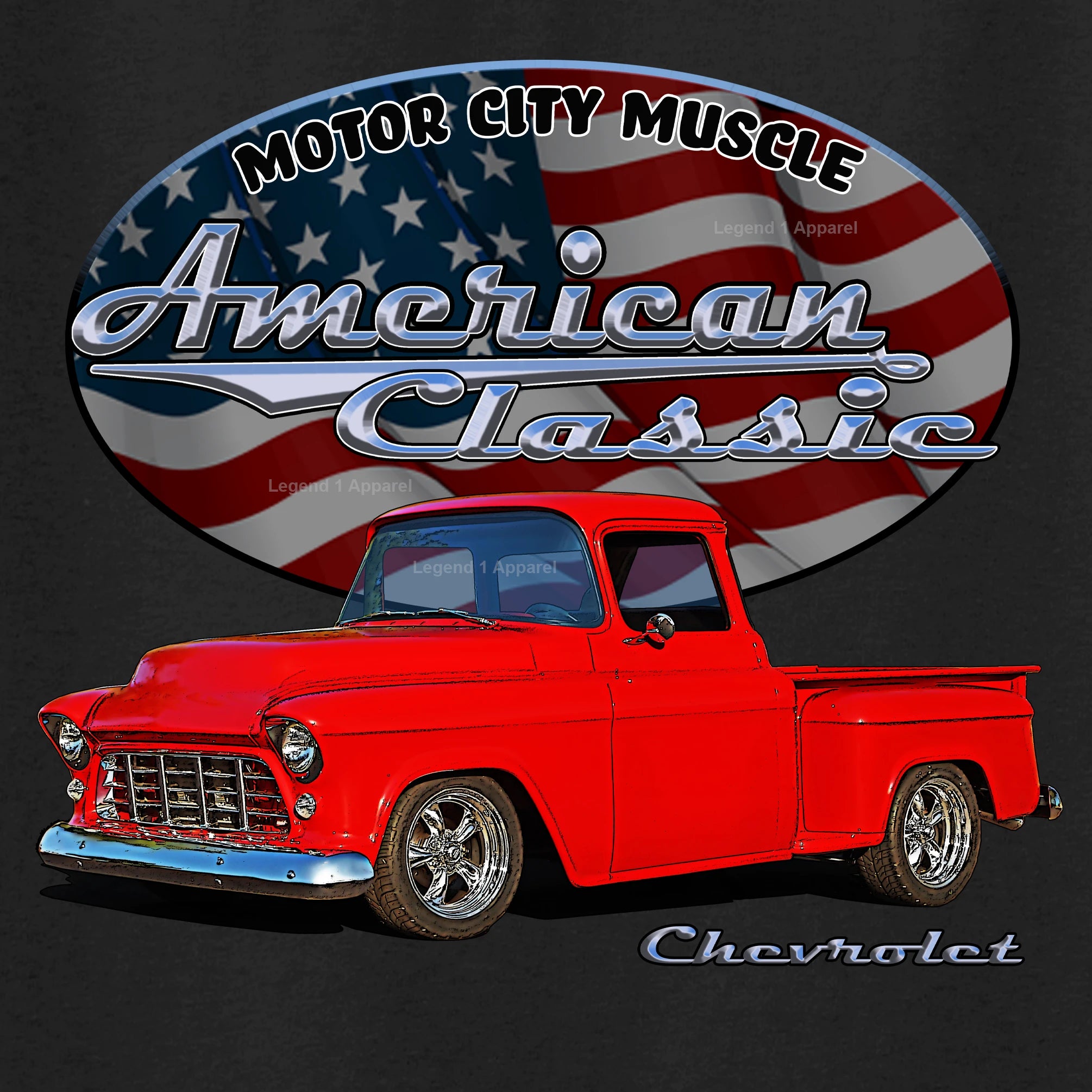 1956 Chevrolet Pick Up - American Classic Muscle Truck T-shirt
