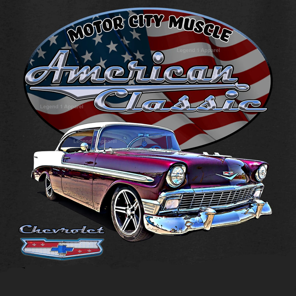 1956 Chevrolet Bel Air Coupe - American Classic Muscle Car T-shirt