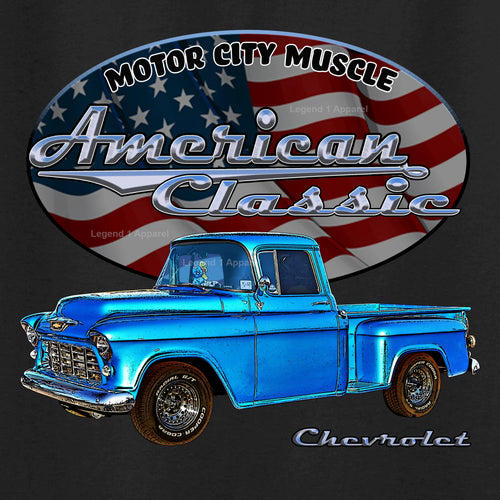 1955 Chevrolet Pick Up - American Classic Muscle Truck T-shirt