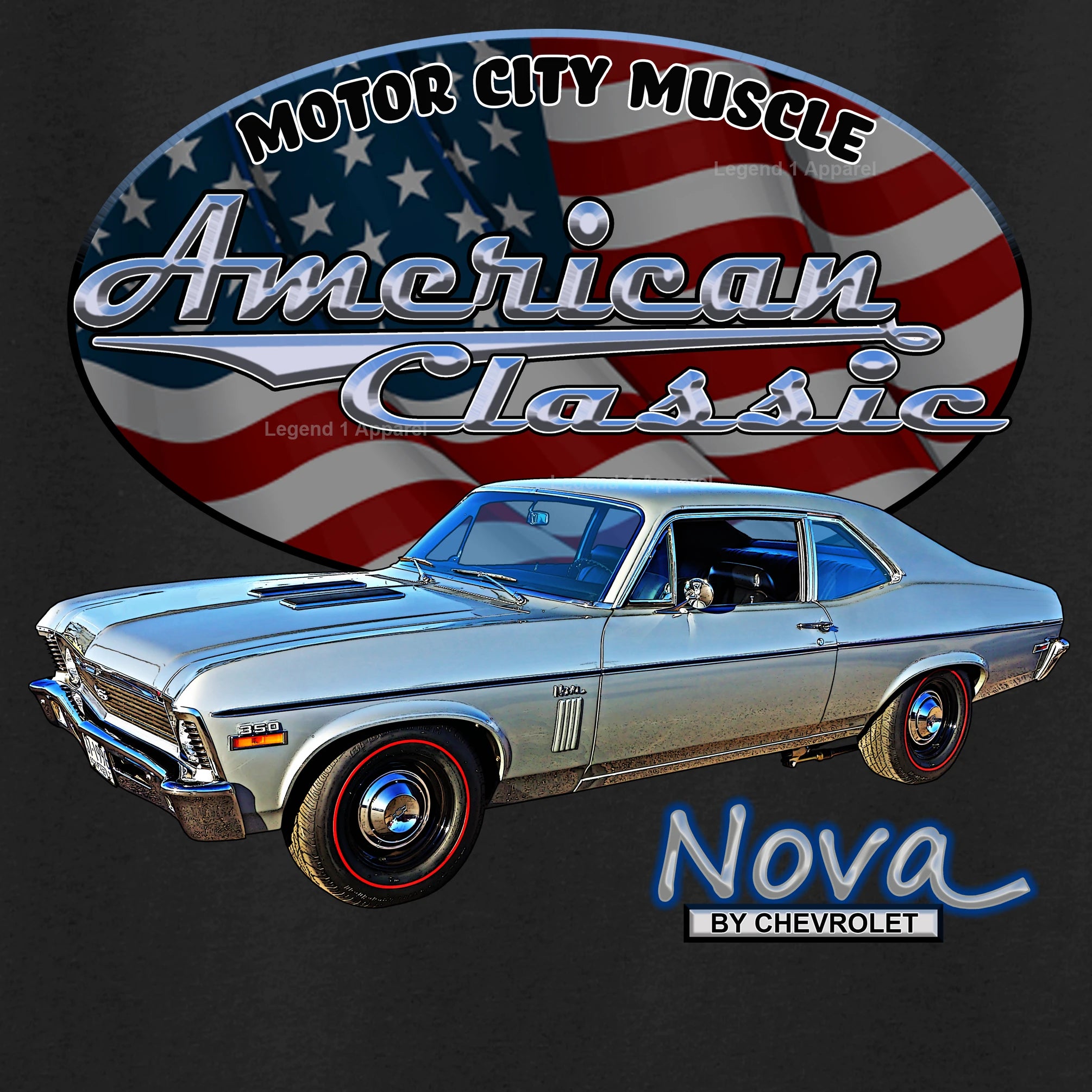 1970 Chevrolet Nova SS - American Classic Muscle Car T-shirt