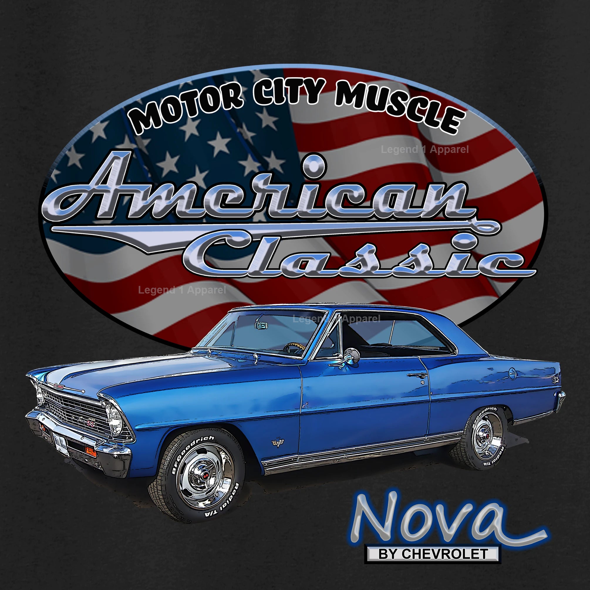 1967 Chevrolet Nova SS - American Classic Muscle Car T-shirt