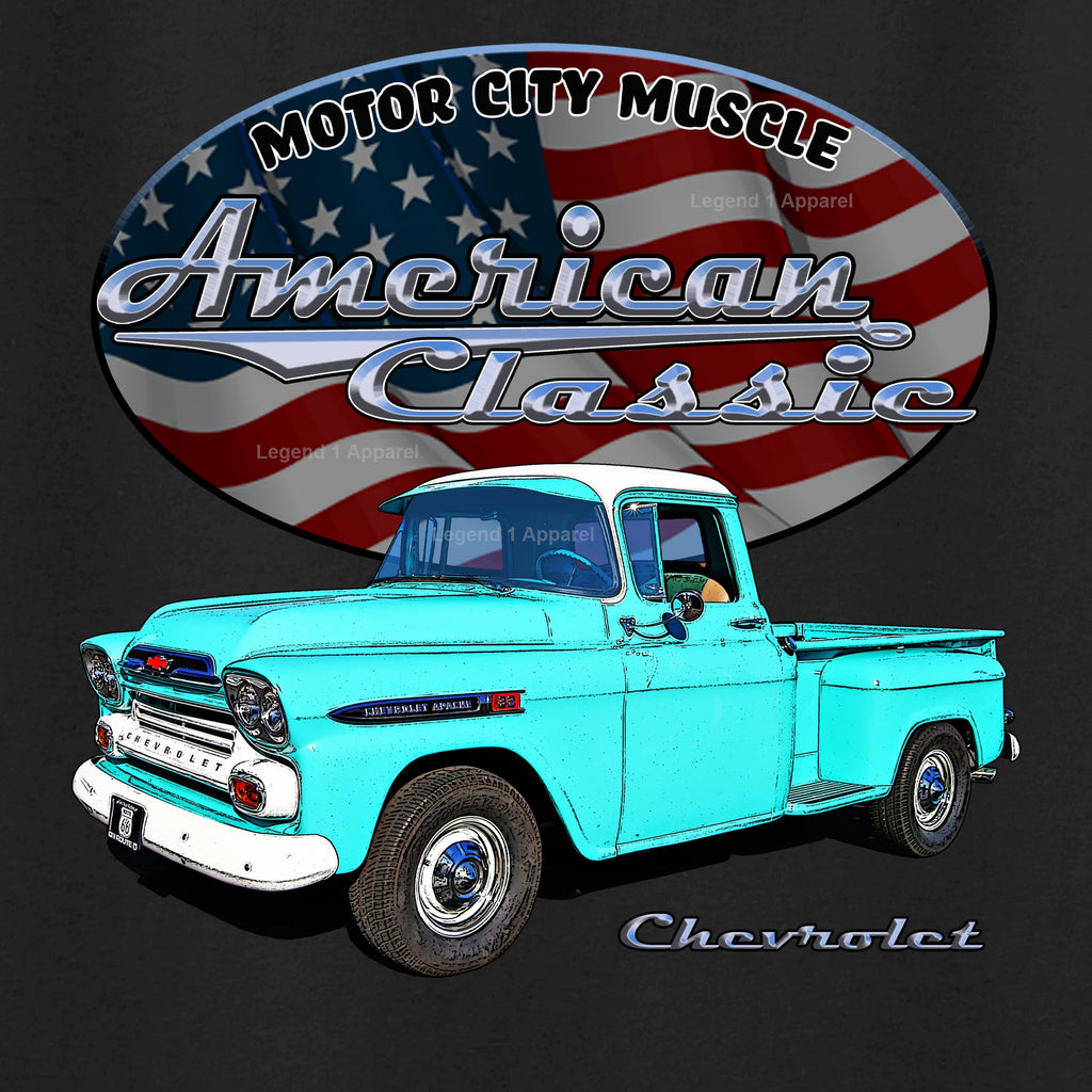 1959 Chevrolet Pick Up - American Classic Muscle Truck T-shirt