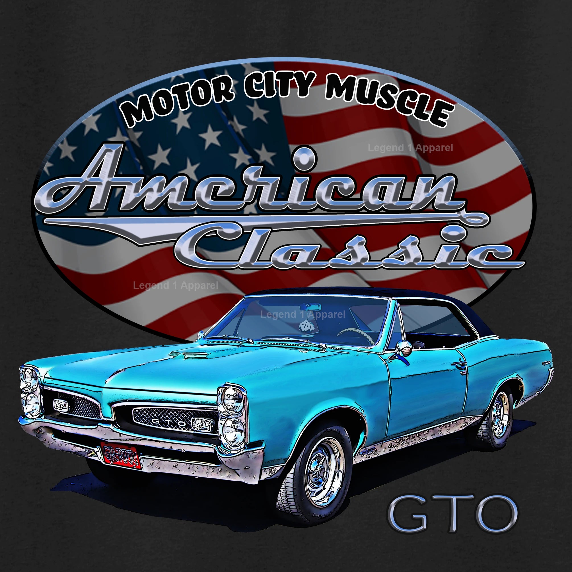 1967 Pontiac GTO - American Classic Muscle Car T-shirt
