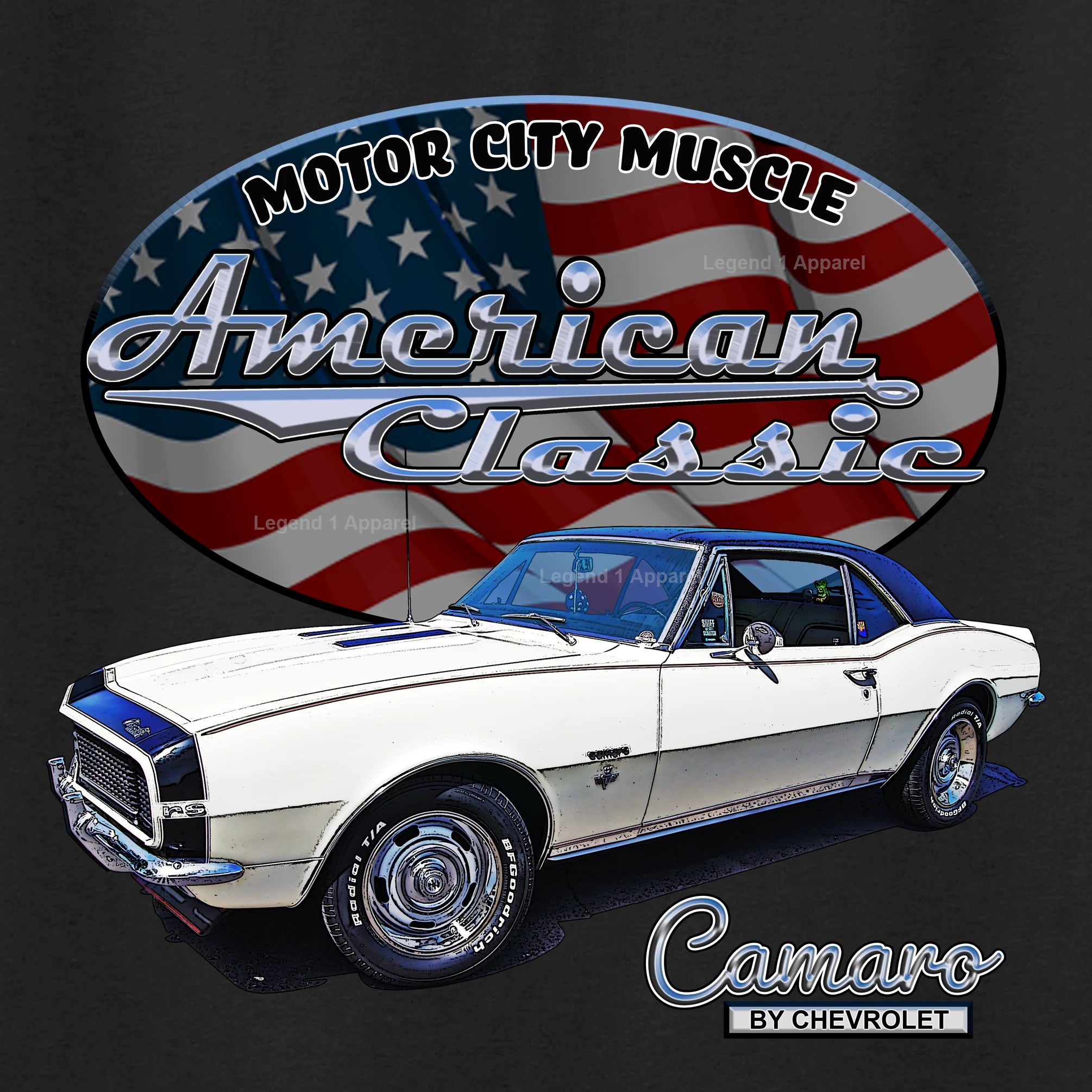 1967 Chevrolet Camaro - American Classic Muscle Car T-shirt