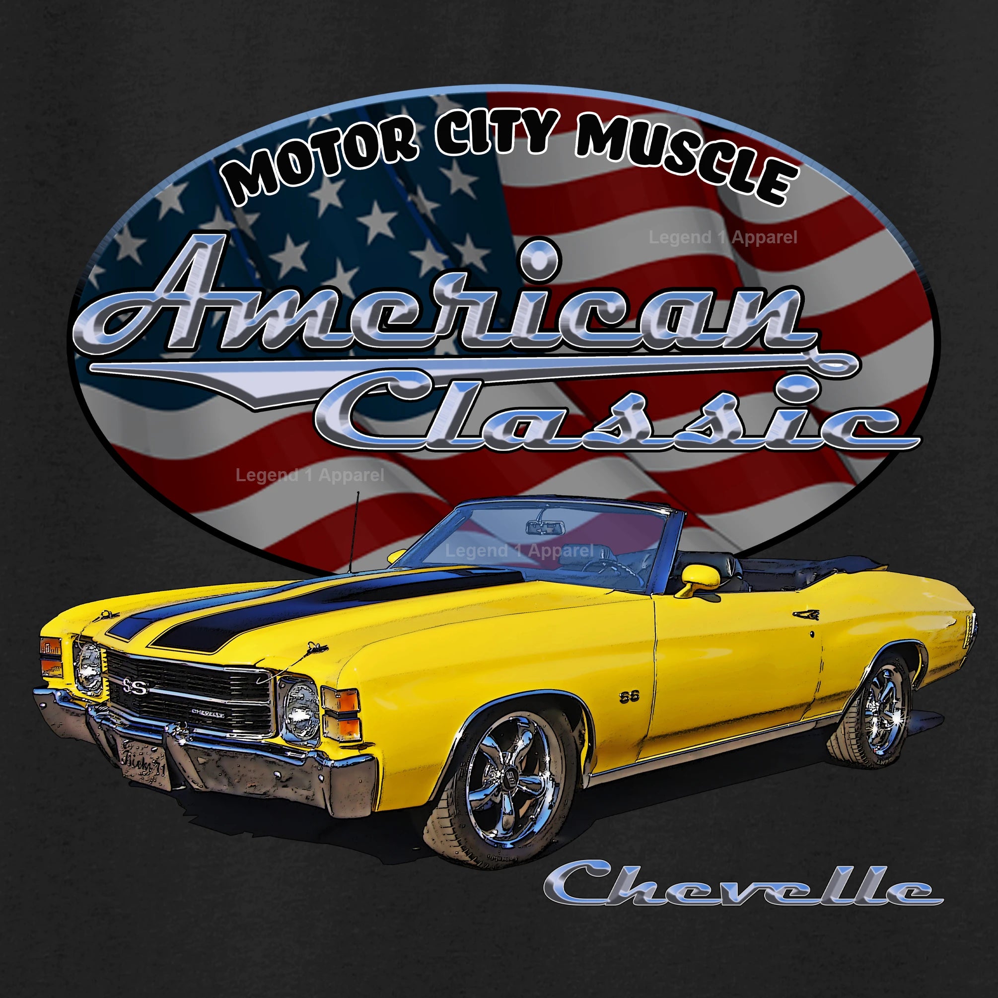 1971 Chevrolet Chevelle SS - American Classic Muscle Car T-shirt