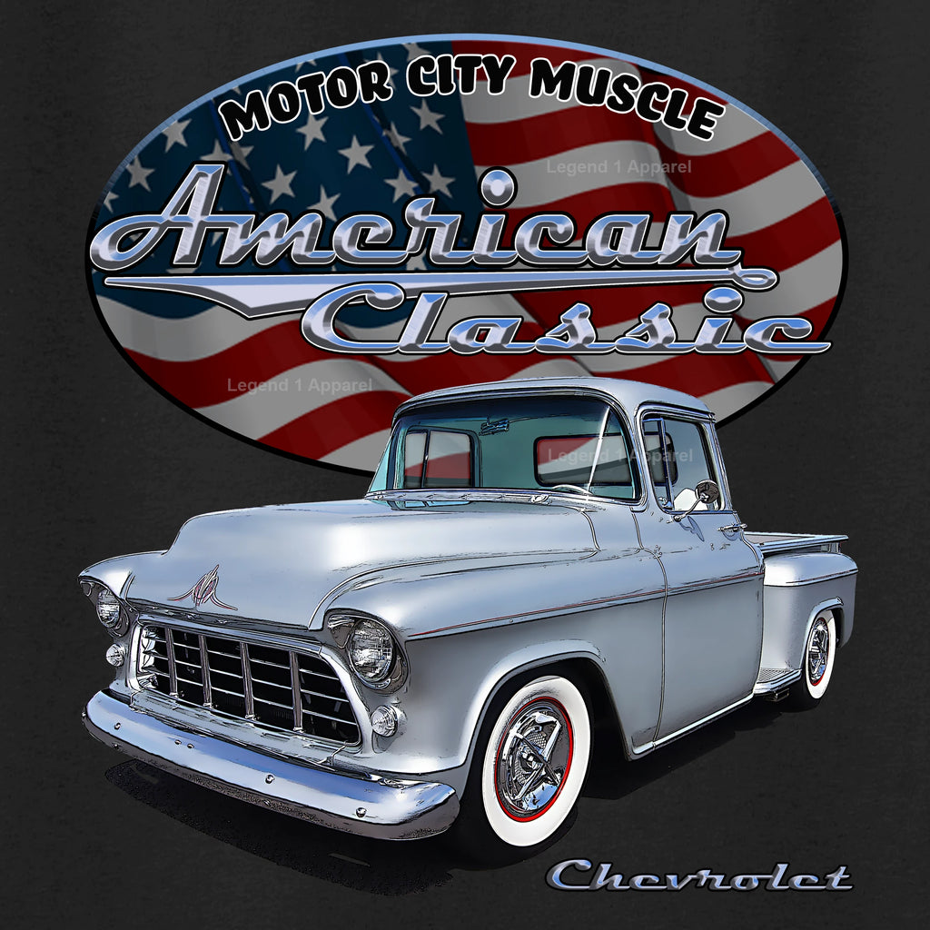 1955 Chevrolet Pick Up - American Classic Muscle Truck T-shirt