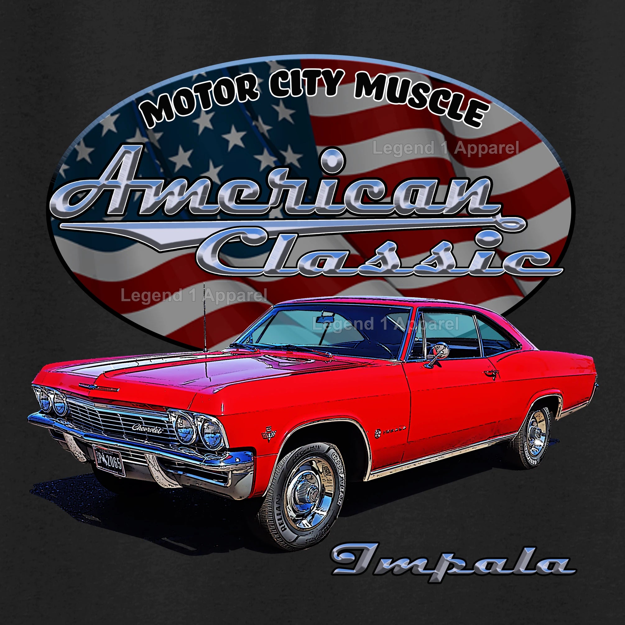 1965 Chevrolet Impala SS - American Classic Muscle Car T-shirt