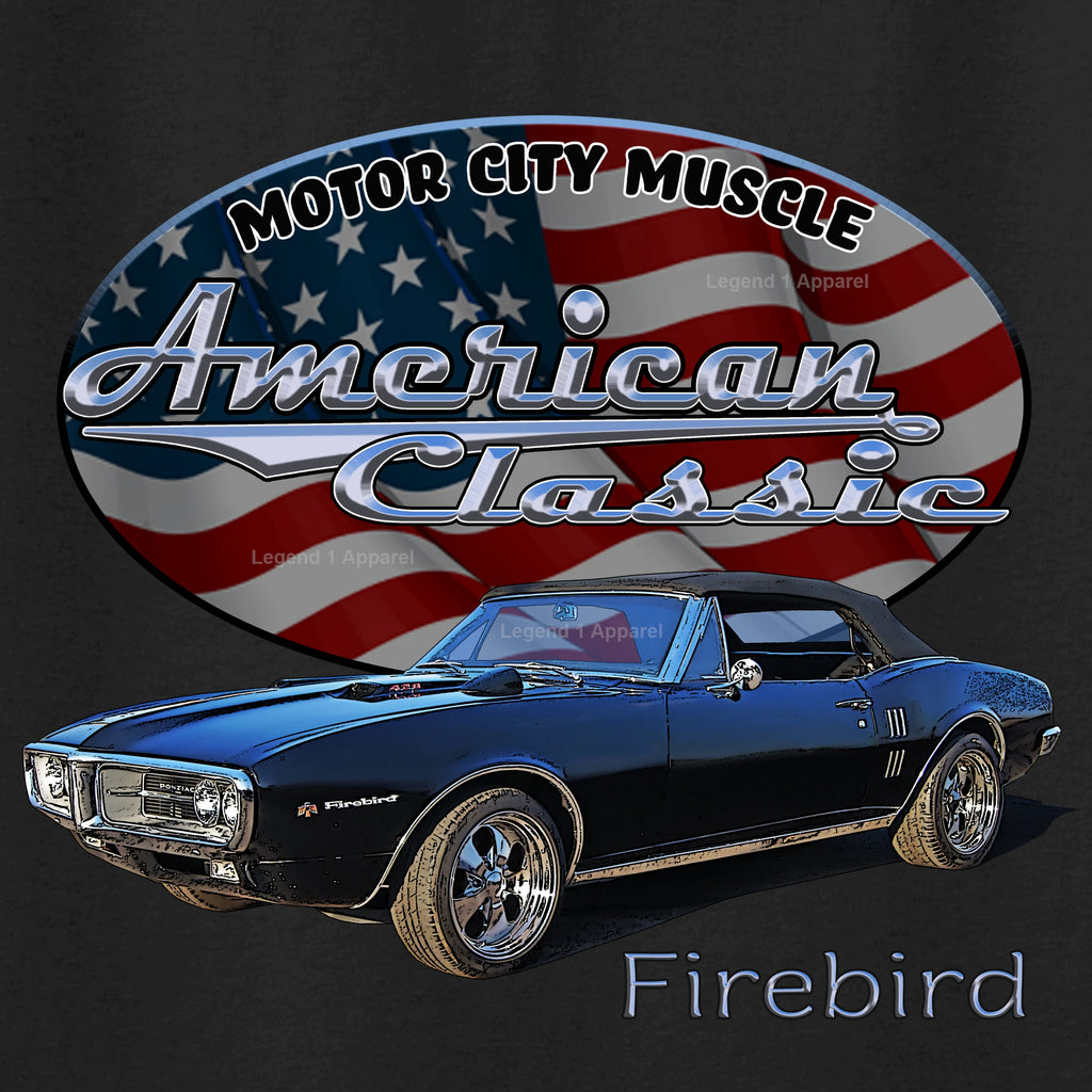 1967 Pontiac Firebird - American Classic Muscle Car T-shirt