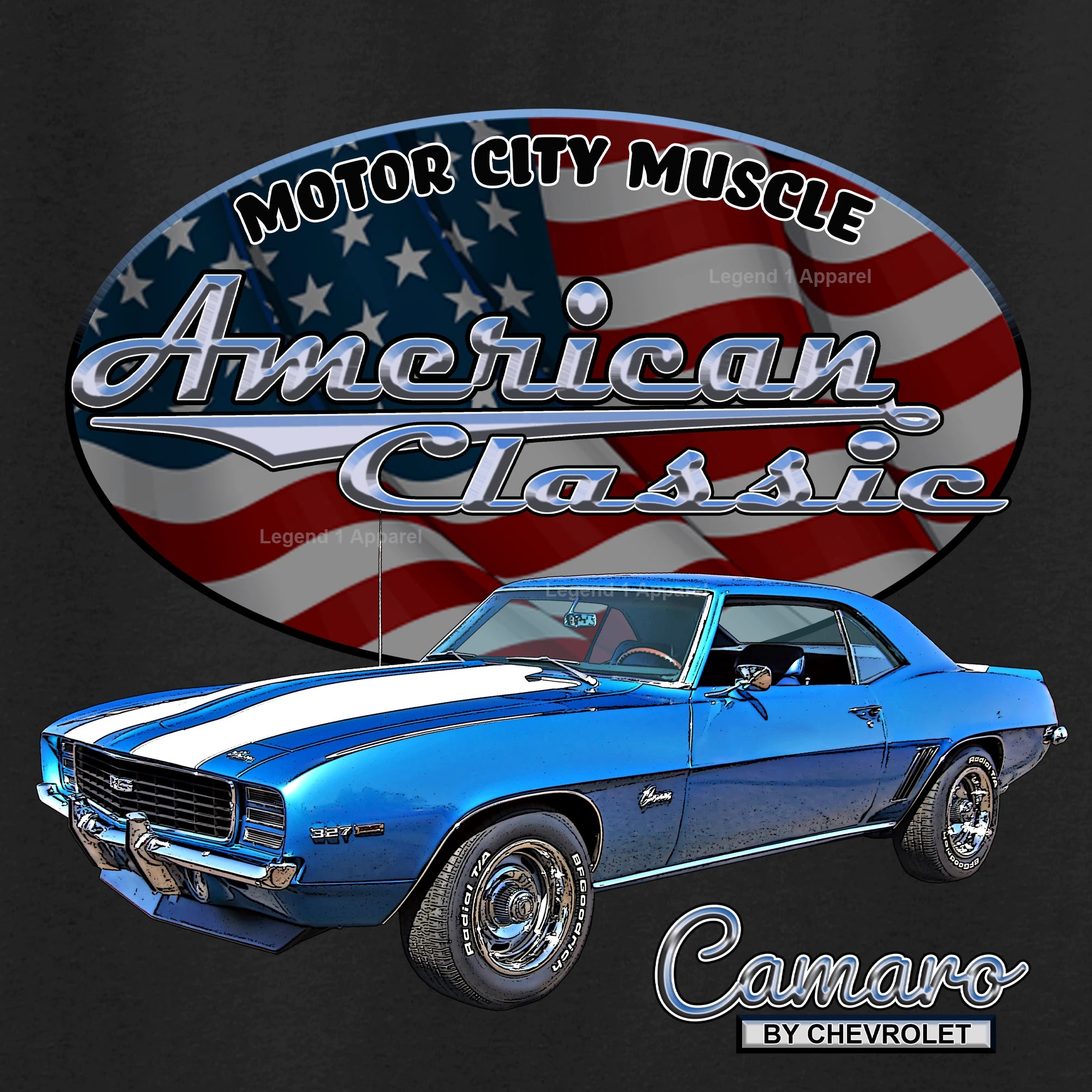 1969 Chevrolet Camaro - American Classic Muscle Car T-shirt
