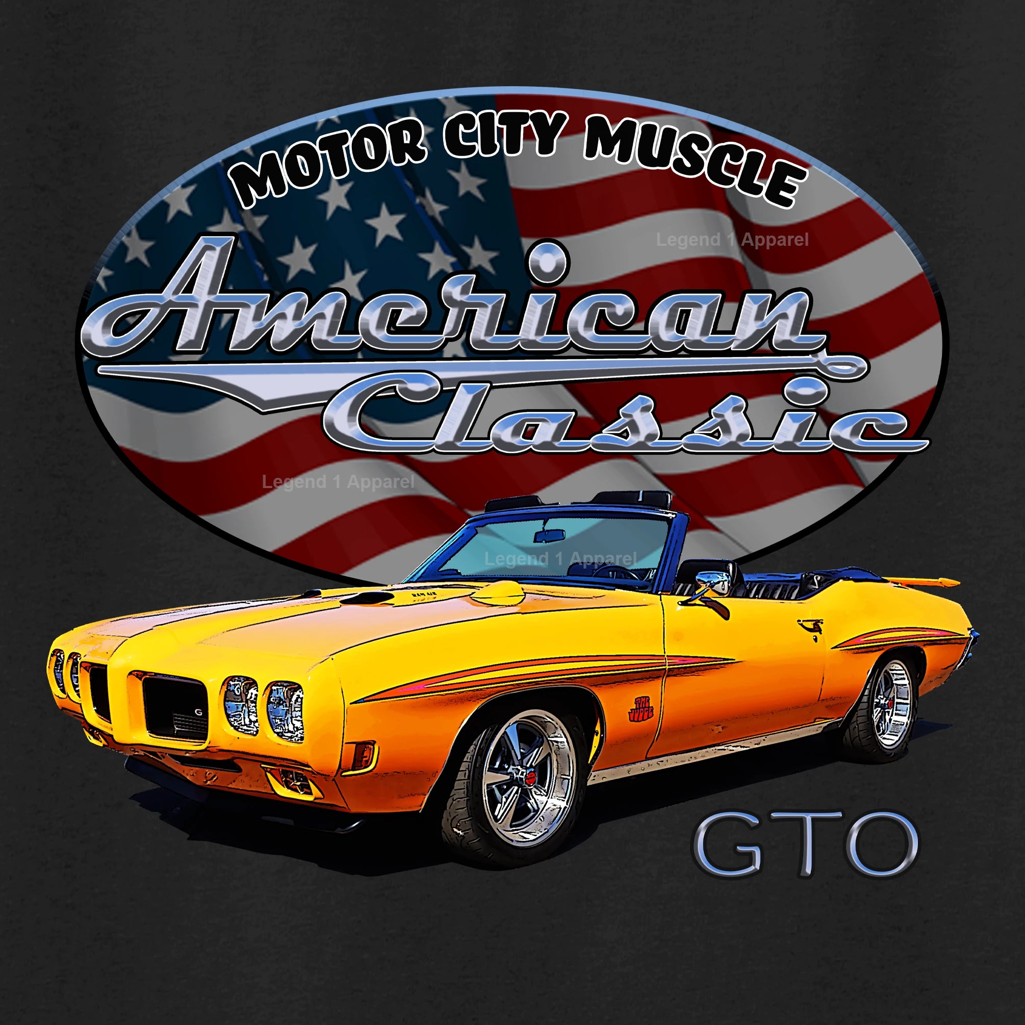 1970 Pontiac Judge GTO - American Classic Muscle Car T-shirt