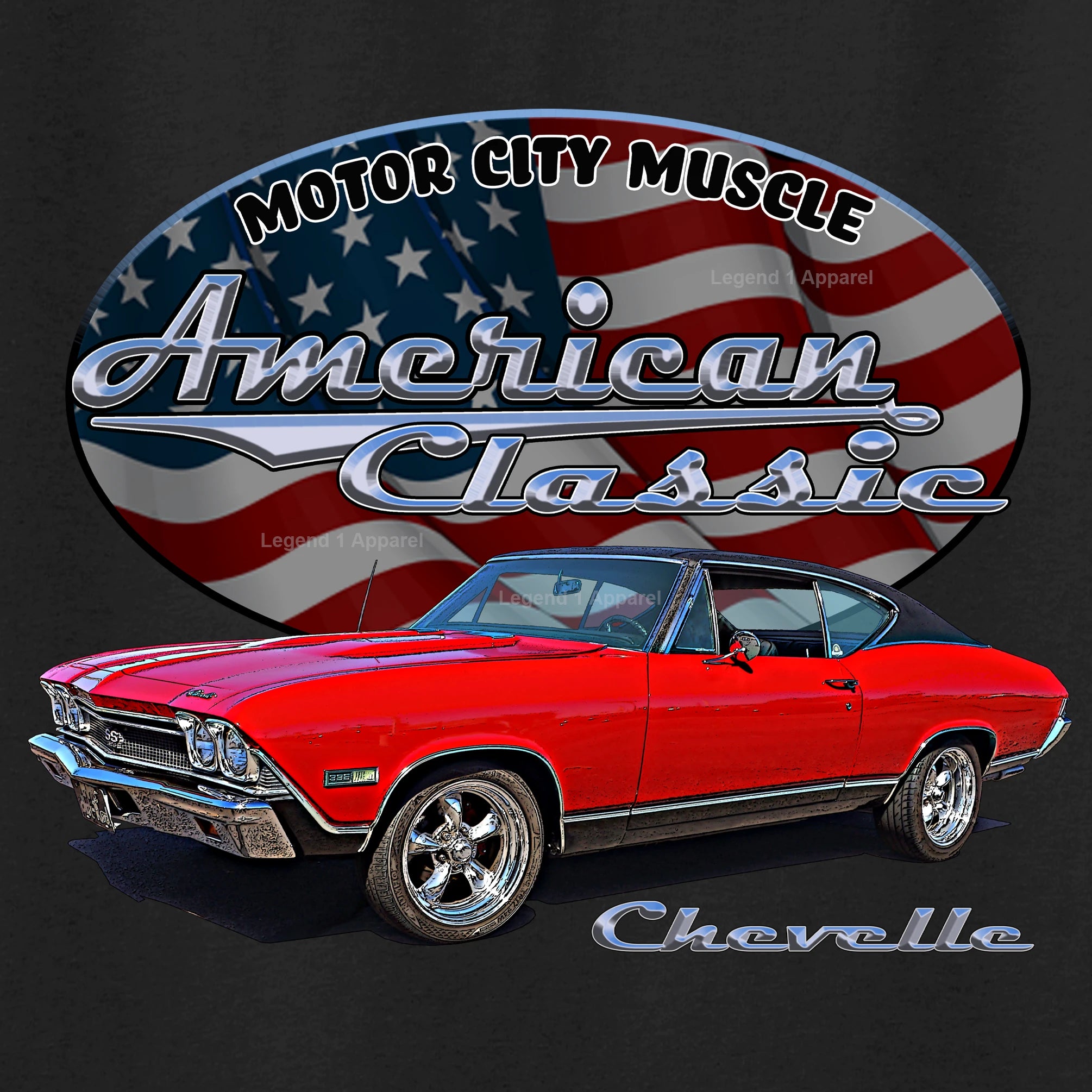 1968 Chevrolet Chevelle SS - American Classic Muscle Car T-shirt