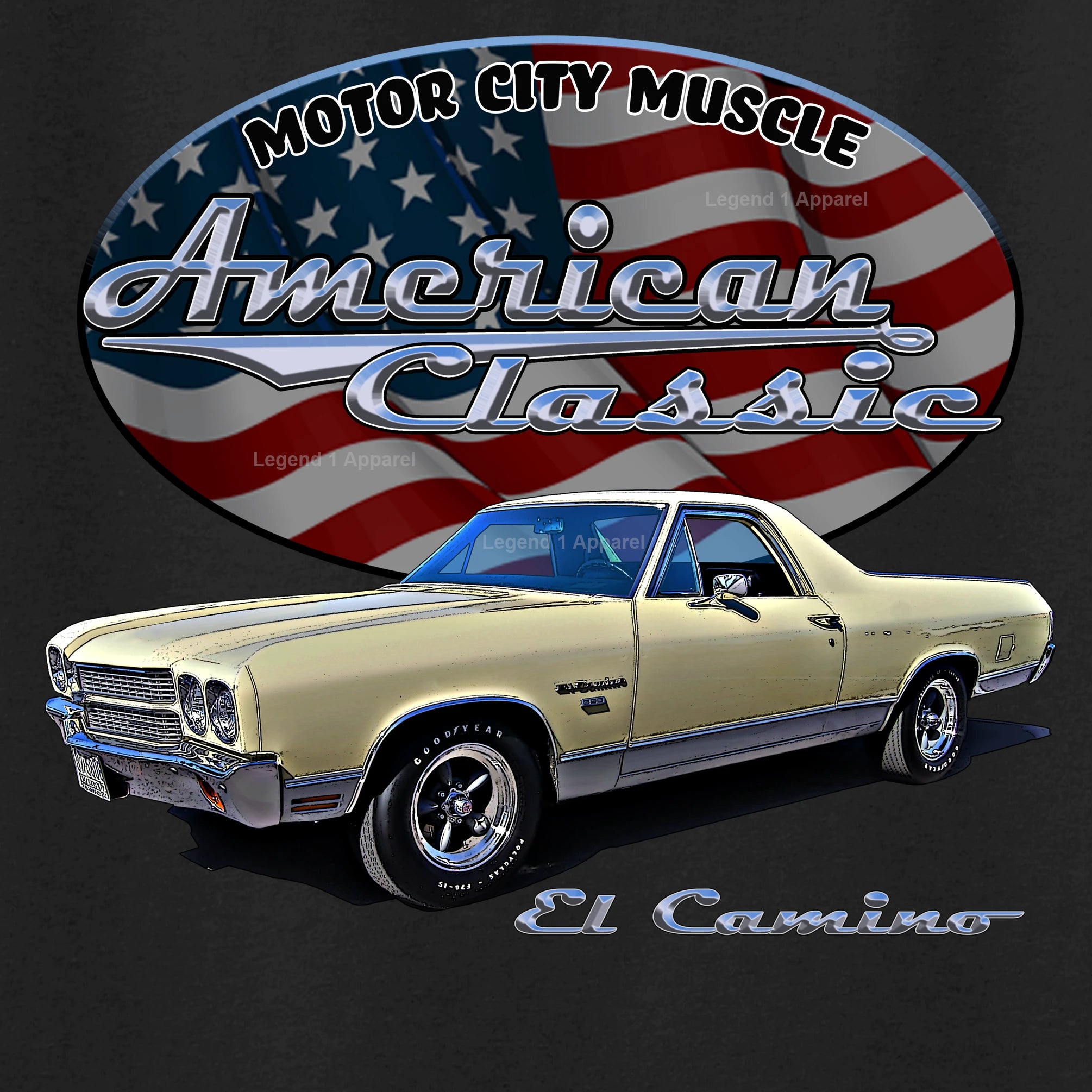 1970 Chevrolet El Camino - American Classic Muscle Truck T-shirt