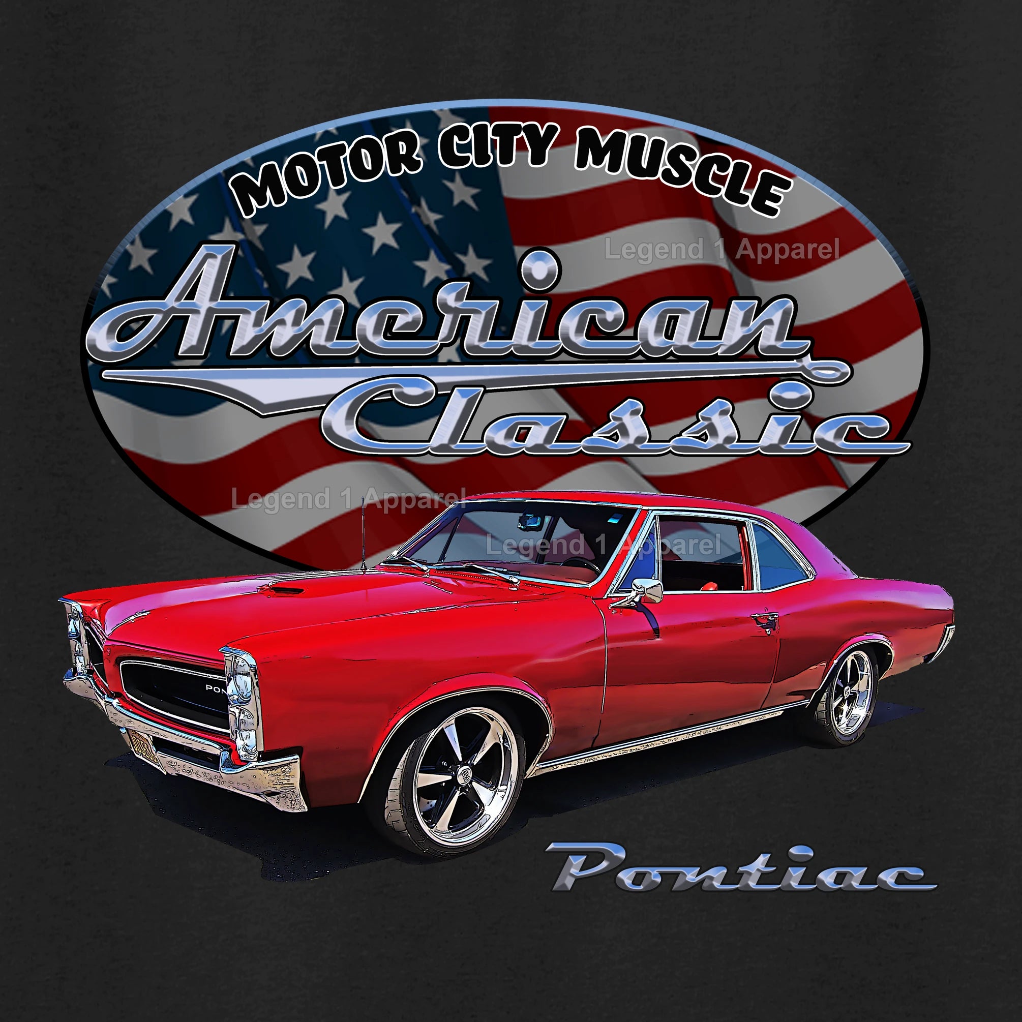 1966 Pontiac Le Mans - American Classic Muscle Car T-shirt