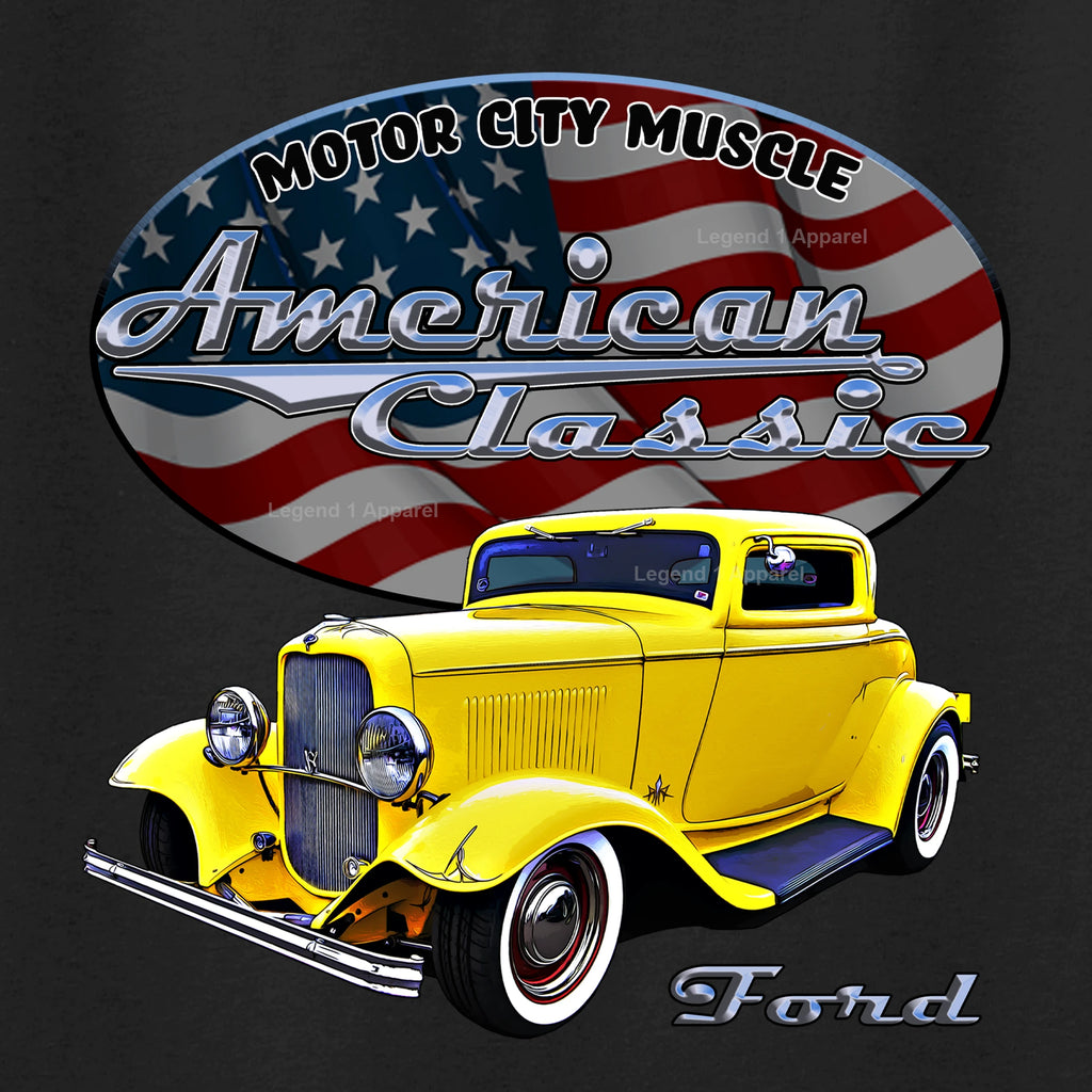 1932 Ford Coupe - American Classic Muscle Car T-shirt
