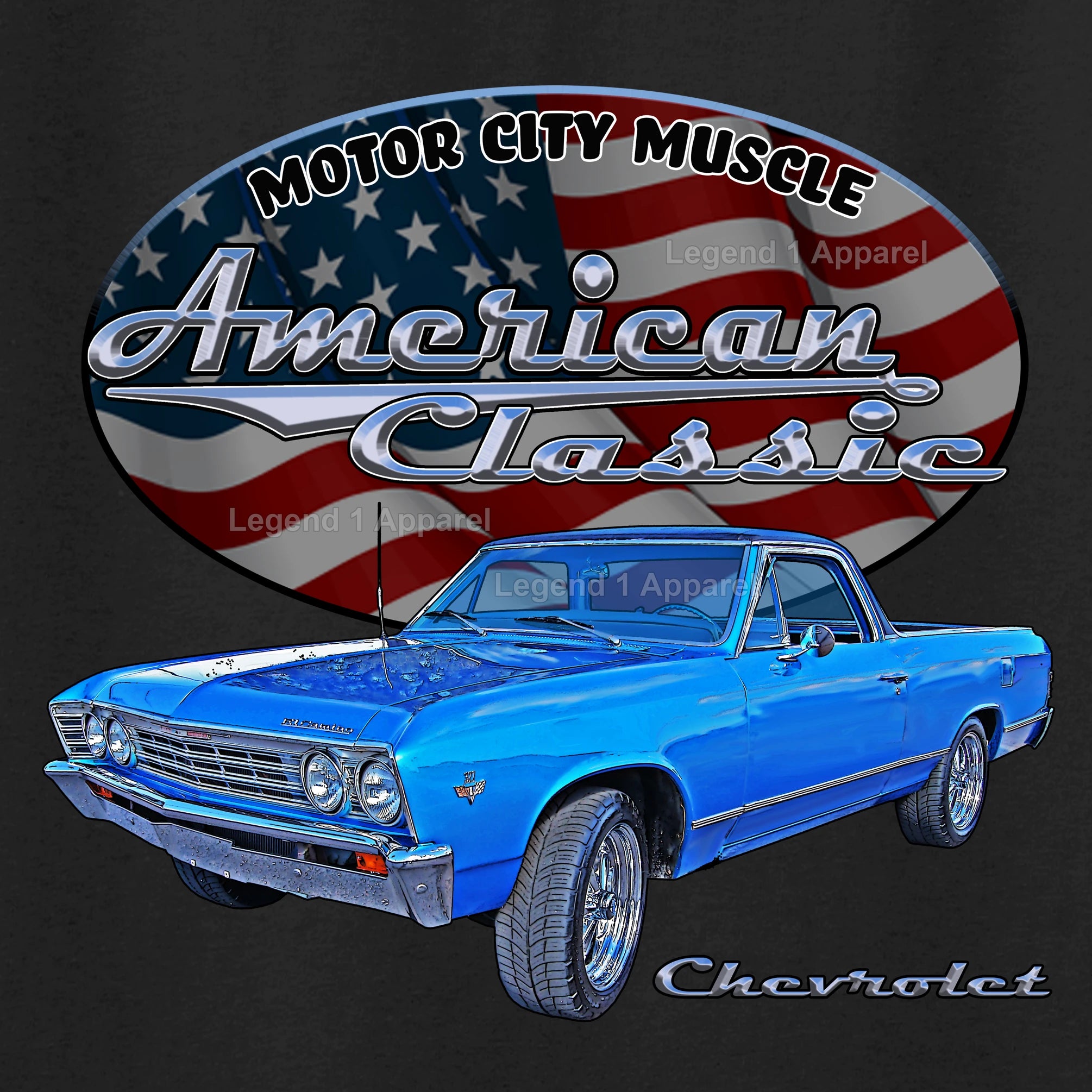 1966 Chevrolet El Camino - American Classic Muscle Truck T-shirt