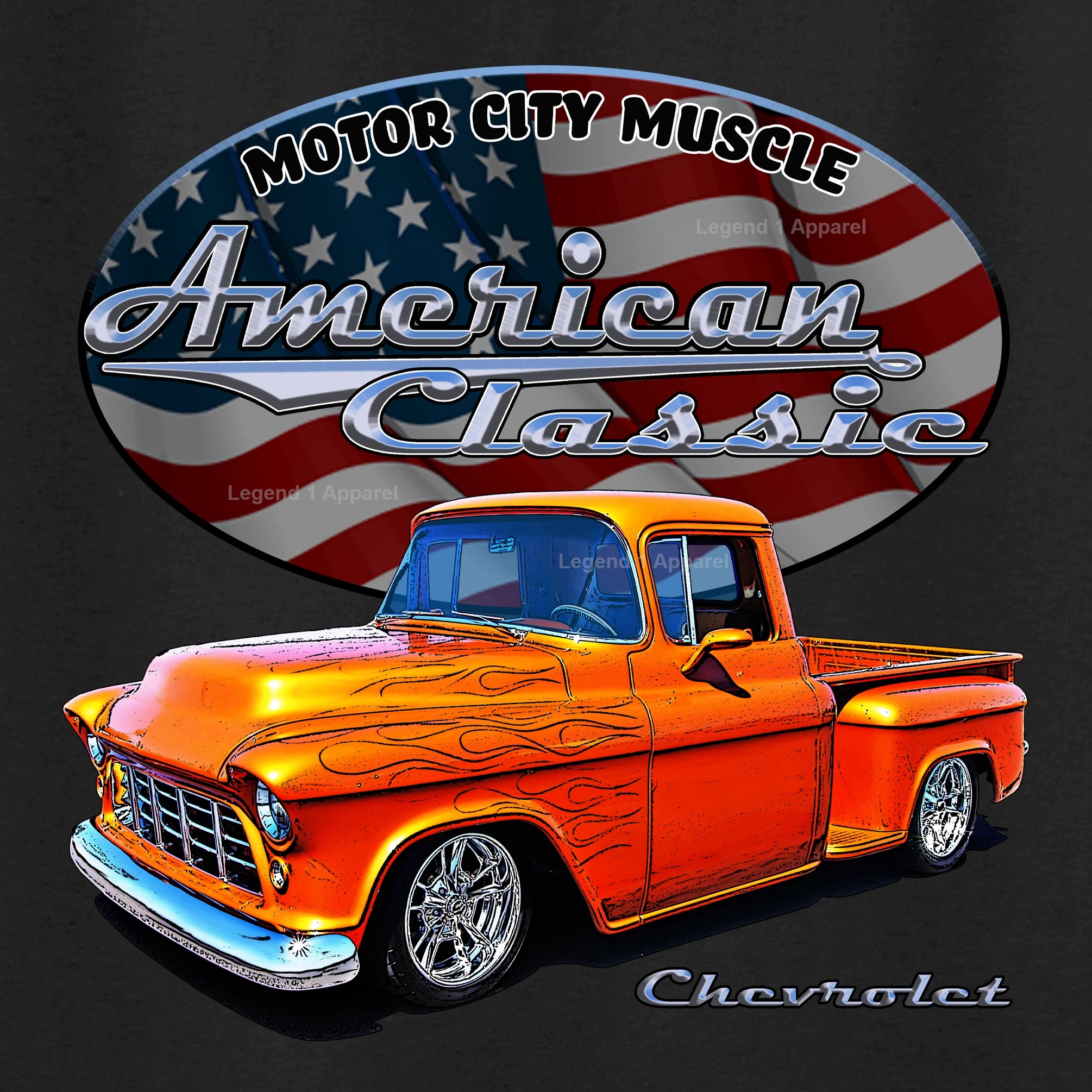1955 Chevrolet Pick Up - American Classic Muscle Truck T-shirt