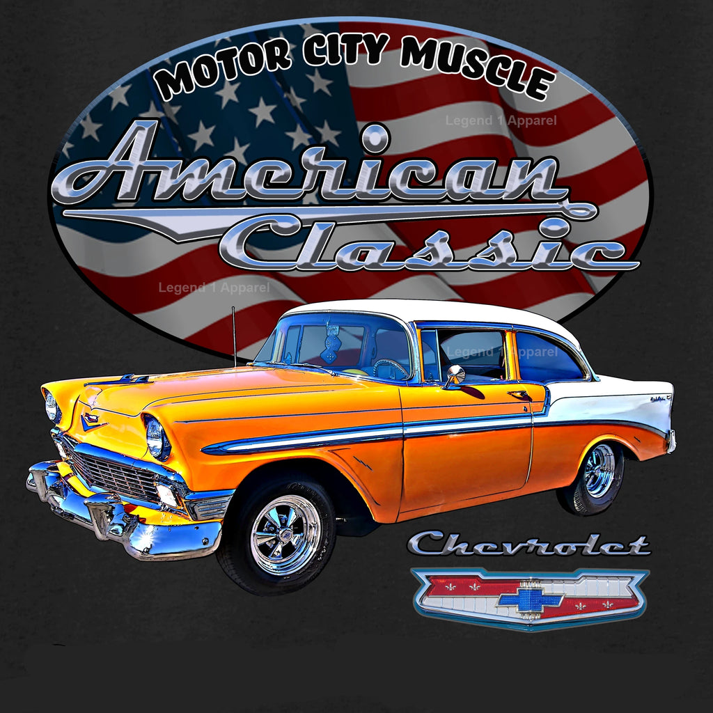 1956 Chevrolet Bel Air Coupe - American Classic Muscle Car T-shirt