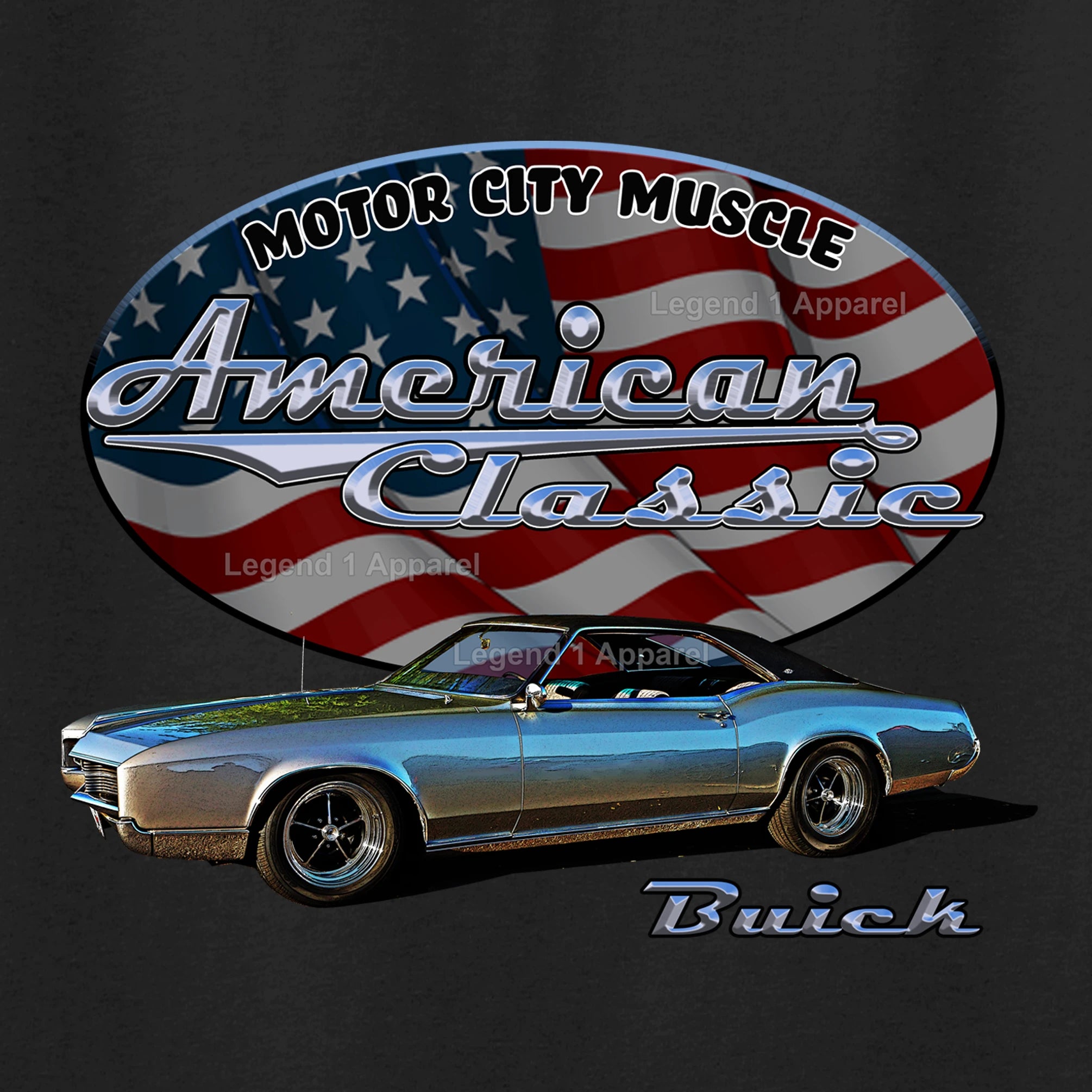 1967 Buick Riviera - American Classic Muscle Car T-shirt