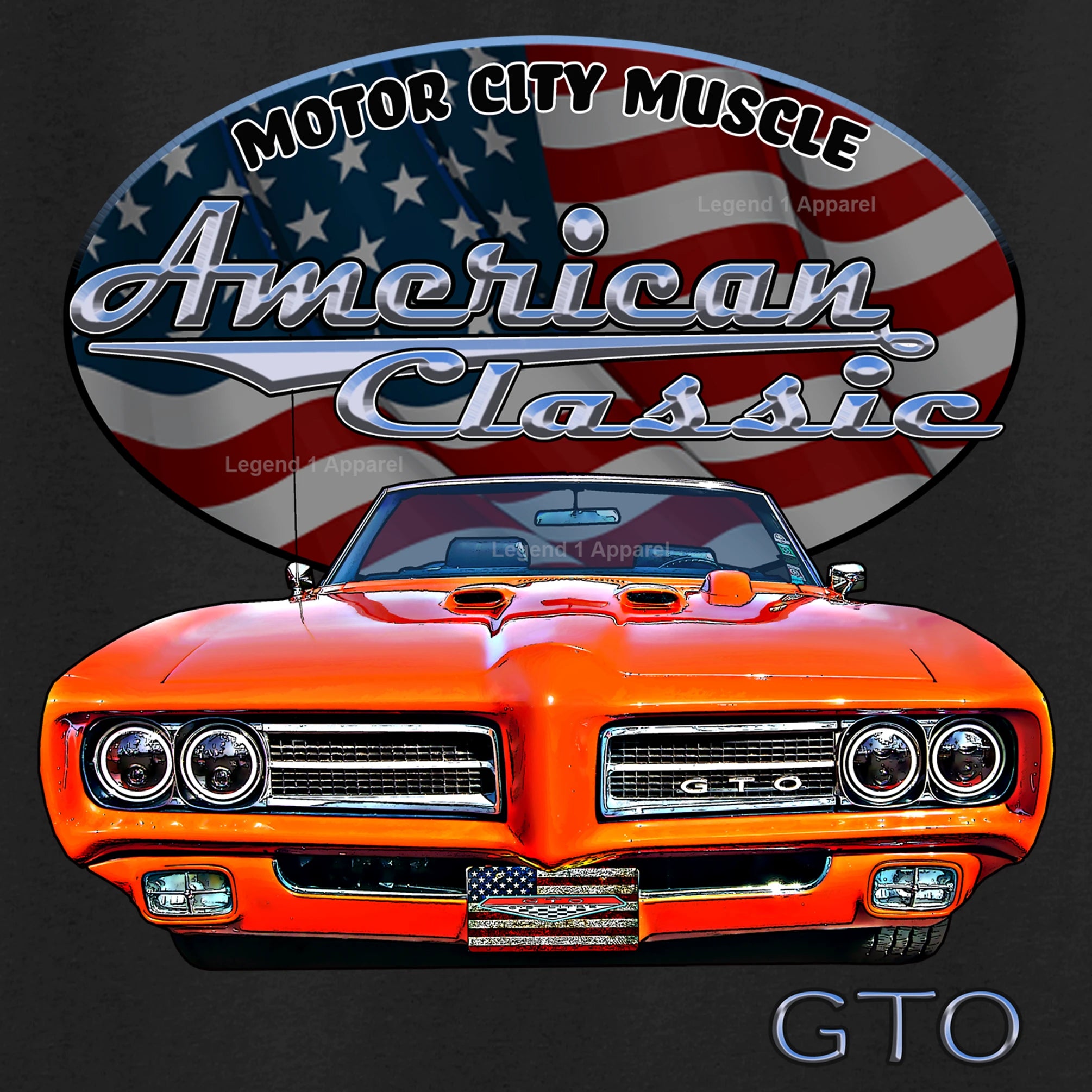1969 Pontiac Judge GTO - American Classic Muscle Car T-shirt
