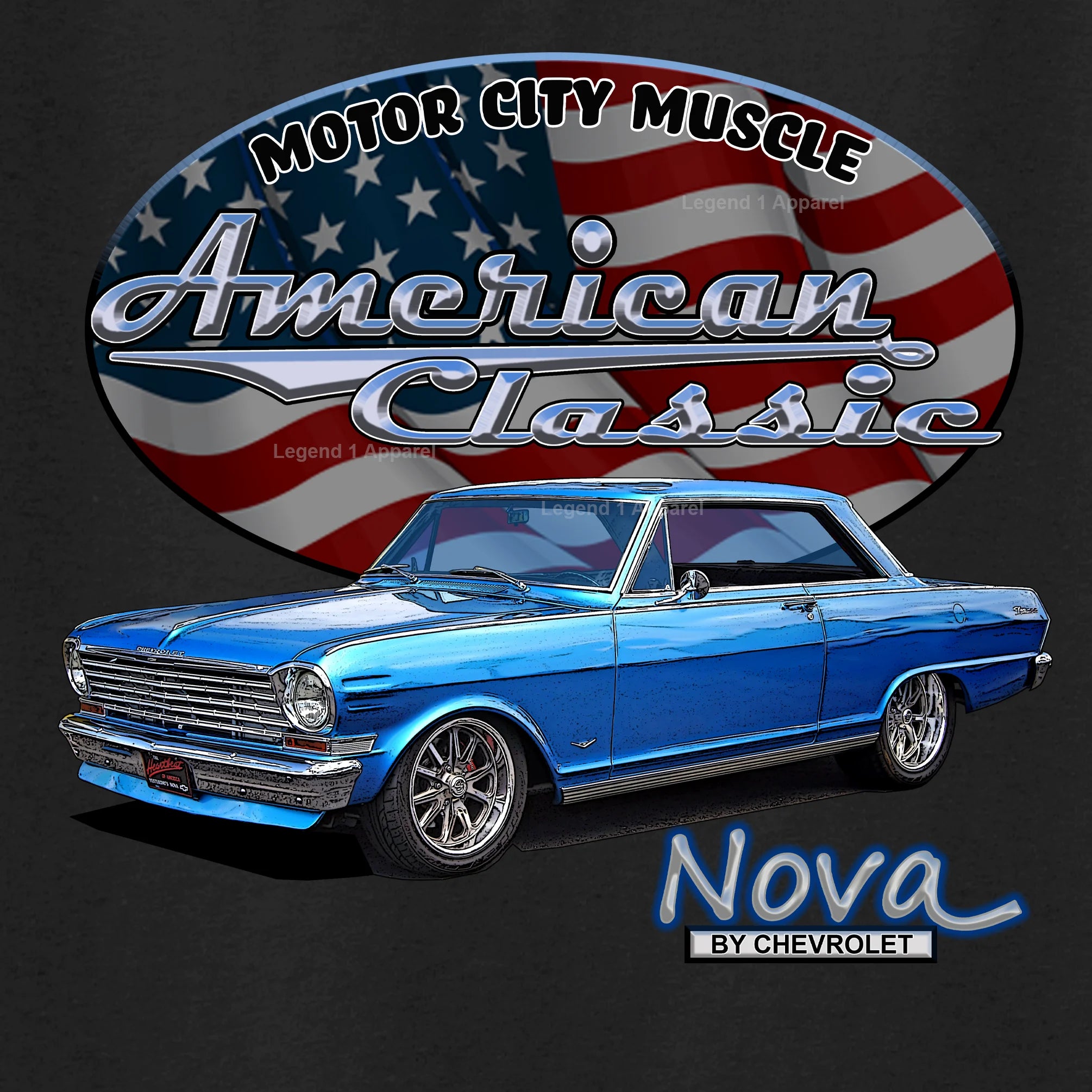 1963 Chevrolet Nova SS - American Classic Muscle Car T-shirt